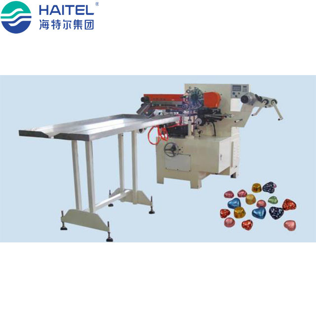 160 - 180pieces/Min Flat Automatic Chocolate Packing Machine For Food Aluminum Foil