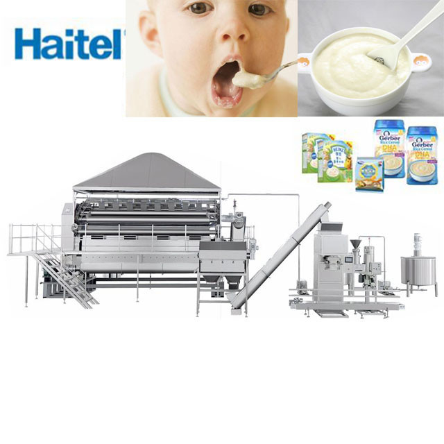 Glutensiz Tahıl Anında Bebek Maması İşleme Ekipmanları PLC Kontrolü