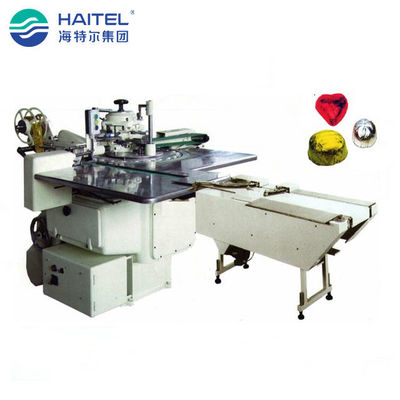 Düz Düzensiz Çikolata Alüminyum Folyo Paketleme Makinesi 1.1kw 160 - 180 adet / Dak